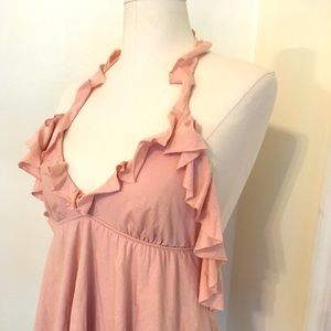 Zara Frilly Halter Top